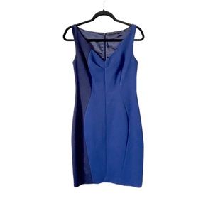 Black and blue dress